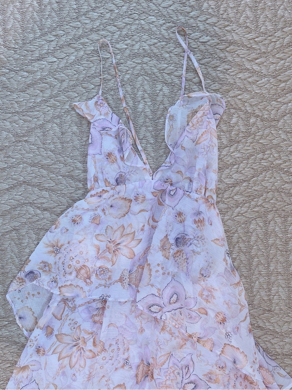 New Victoria’s Secret Paisley Floral Layered Long Dress Blossom size Medium - Picture 3 of 7